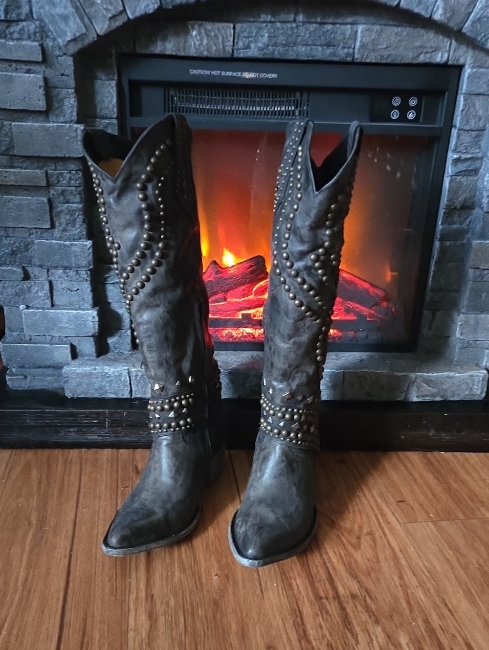 Old Gringo Belinda Studded Leather Boots Size 10